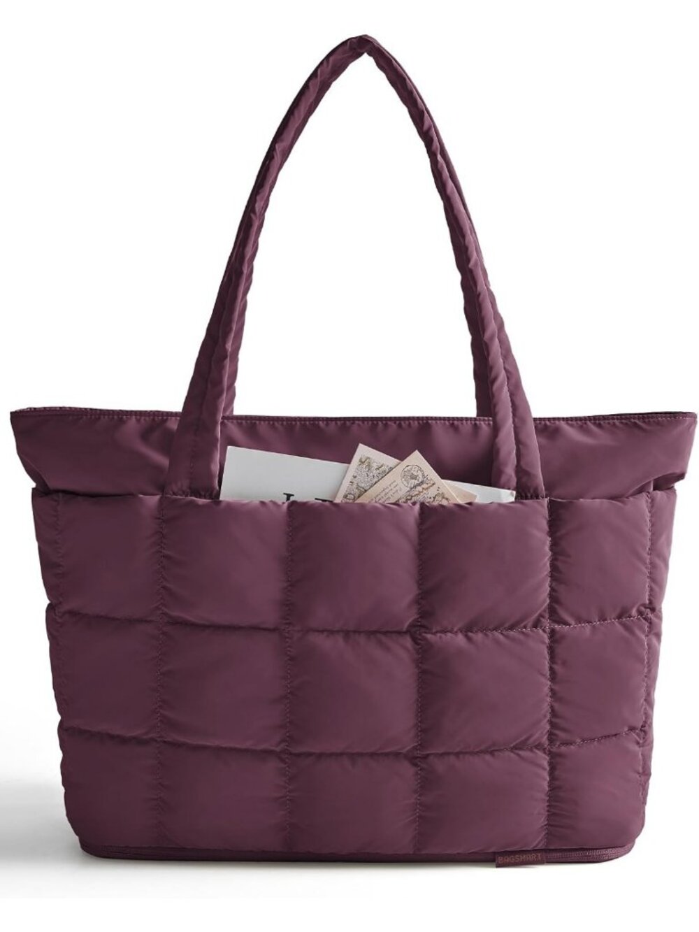 Expandable Puffer Tote Bag for Women | Stylish Work & Travel Bag, Versatile